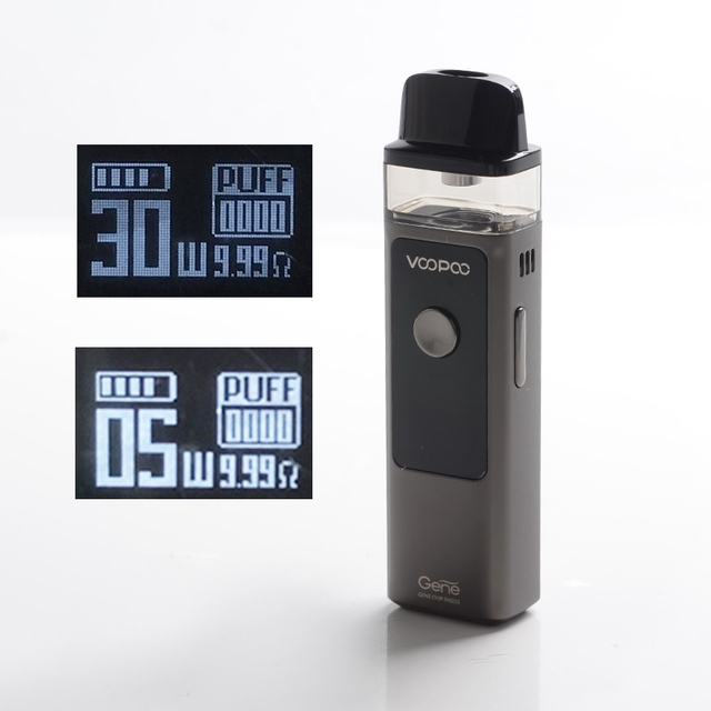Authentic Voopoo VINCI AIR 30W 900mAh MTL / Half-DL VW Mod Pod System Vape Starter Kit - Carbon Fiber, 4ml, 0.6ohm/1.0ohm, 5~30W