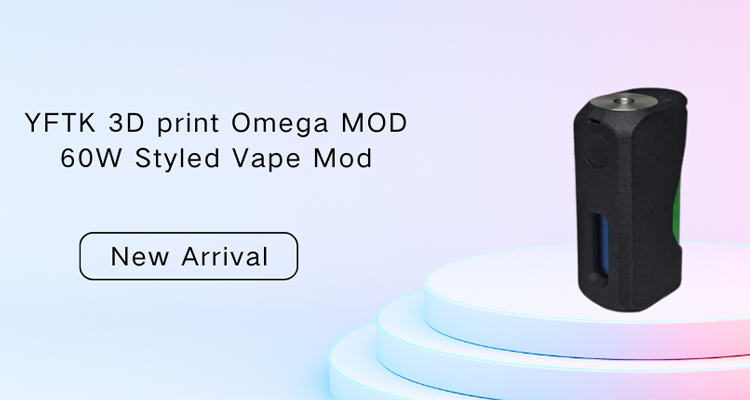 YFTK 3D print Omega MOD 60W Styled Vape Mod