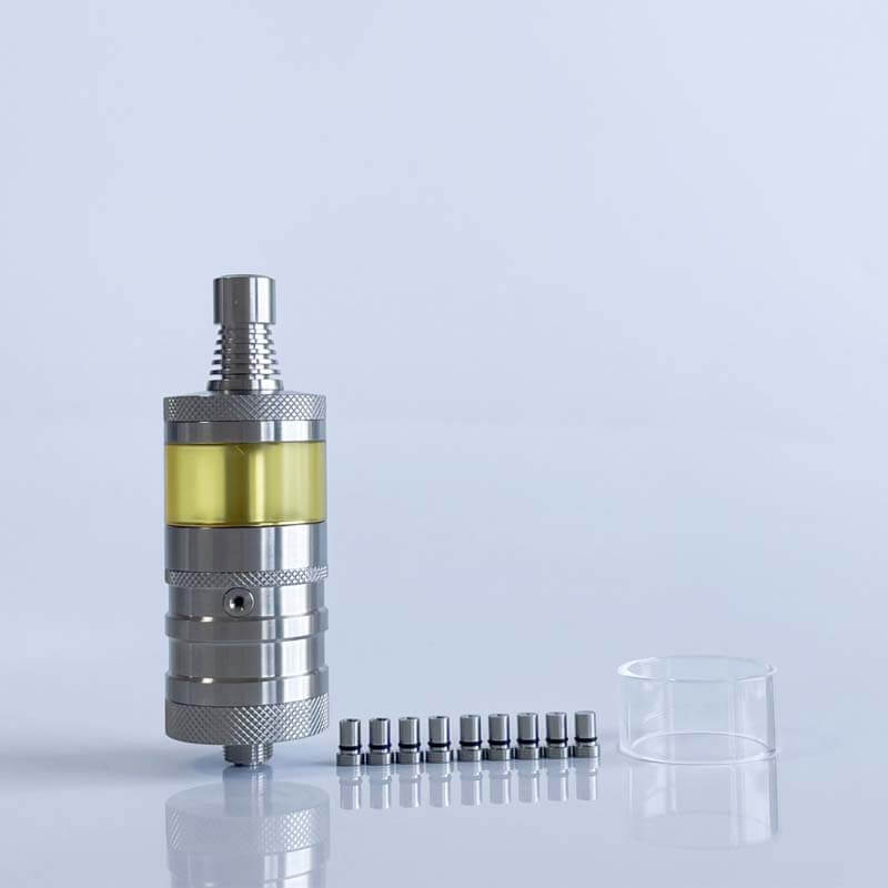 Rekavape Flash e-Vapor V4.5S+ Style RTA – 3.5ml, 22mm Top-Fill Rebuildable Tank Atomizer (Titanium / 316SS)