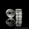 YFTK Flash-e-Vapor Style Replacement New Evaporator Chamber Dual S for Flash-e-Vapor V4.5+ RTA - Silver