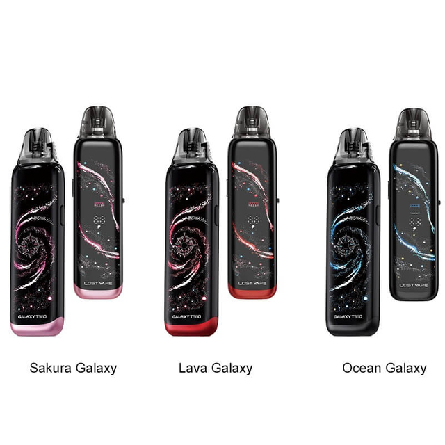 Authentic Lost Vape Galaxy T360ポッドキット -  35W、1200mAh、2.5ml、0.8ohmコイル
