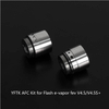 YFTK AFC Airflow Control Kit – Silver, for Flash e-Vapor FeV V4.5 V4.5S+ RTA