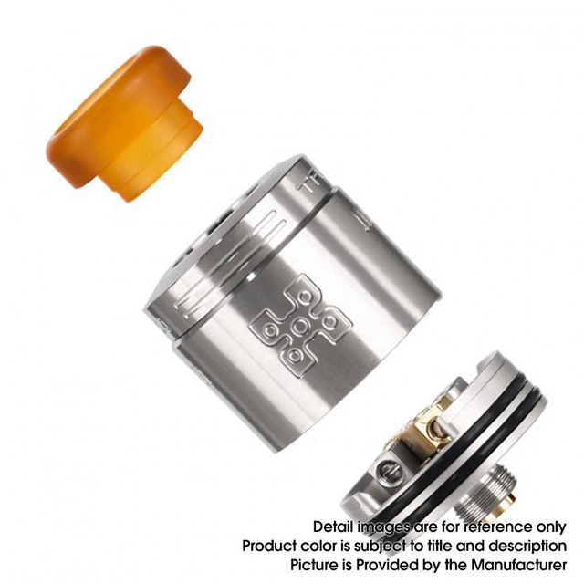 Authentic GeekVape TALO X RDA Rebuildable Dripping Vape Atomizer w/ BF Pin, Stainless Steel, 24mm Diameter