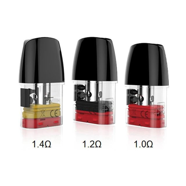 Authentic Vaporbucks Simmi Replacement Pod Cartridge w/ 1.0ohm RDL Coil - 1.8ml, (4 PCS)