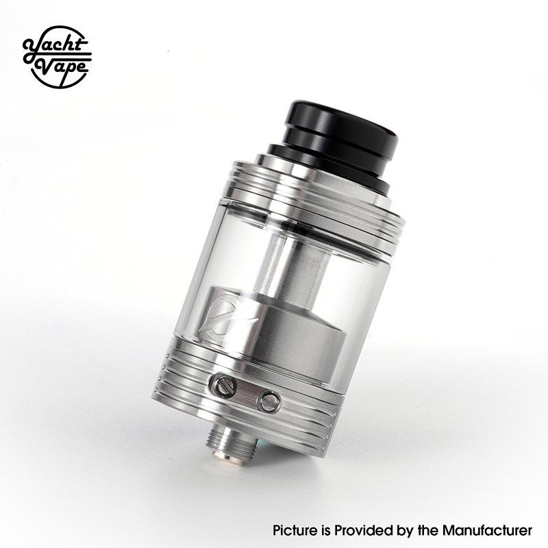 Autentico Yachtvape & Mike Vape s Eclipse Dual RTA Tank ricostruibile Vape Atomizer 4 / 6ml, diametro di 25 mm