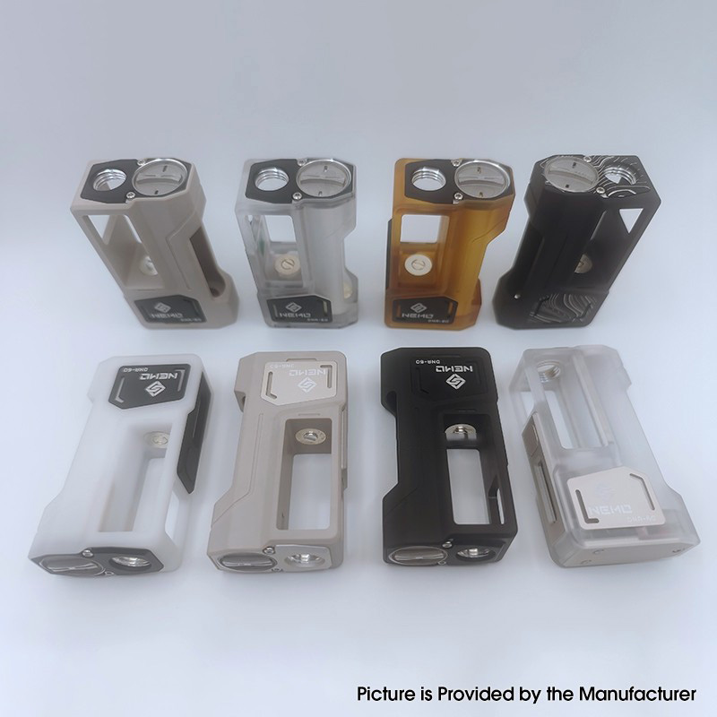 NEMO DNA60 Стиль 60 Вт BORO MOD VW 1 ~ 60 Вт, 1 x 18650, совместимый с баком BB / BEWLET BORO, чипсетом Evolv DNA60