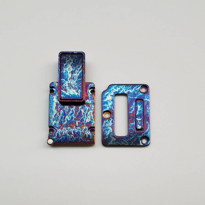 Authentic MK MODS Toxic Titanium Inner Set for BB / Billet-Round ButtonSquare Button