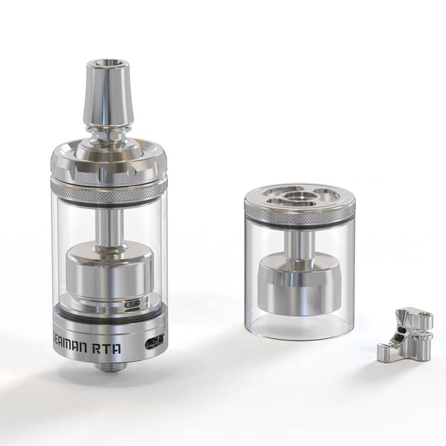Authentic Auguse SEAMAN RTA Rebuildable Tank Atomizer 5.0ml, 23mm Diameter