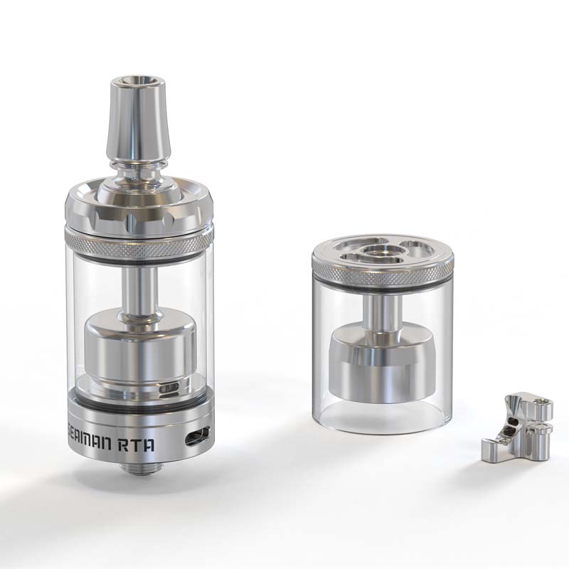 Authentic Auguse SEAMAN RTA Rebuildable Tank Atomizer 5.0ml, 23mm Diameter