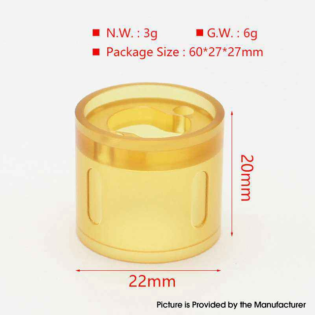 SXK Hussar Gobby RTA Replacement Tank Tube - Brown, 4.5ml, PEI