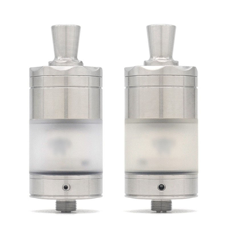 Ulton Diplomat RTA Rebuildable Tank Vape Atomizer - Silver, 4.5ml / 5.1ml, MTL Vaping, 23mm