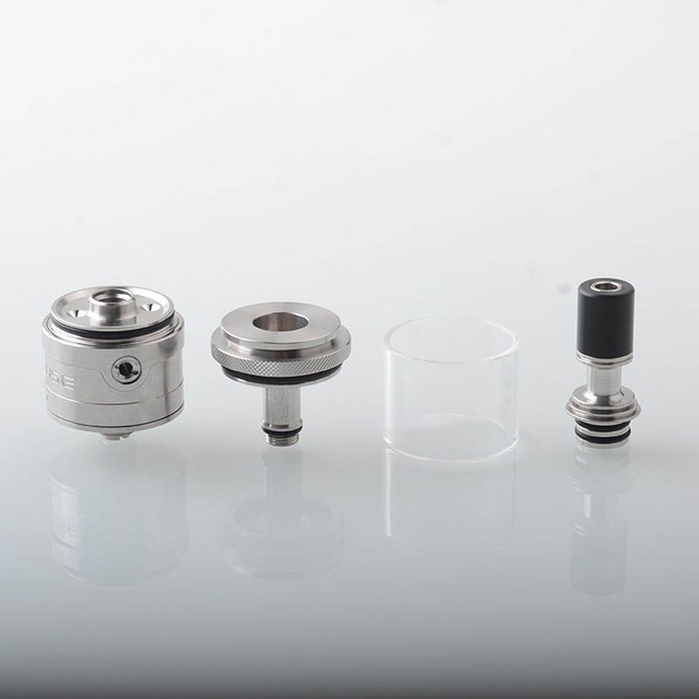Authentic Auguse ERA V3 MTL RTA Rebuildable Tank Vape Atomizer - Silver, 22mm