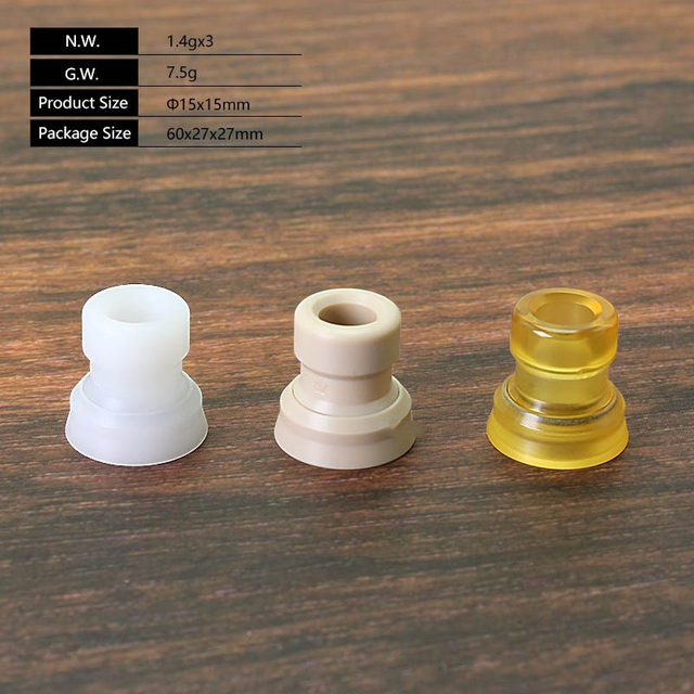 SXK Replacement Mouthpiece for MISSION COSMOS V2 Booster Drip Tip - POM + PEEK + Ultem (3 PCS)