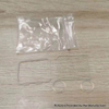Plaque de couverture du réservoir de remplacement + joints toriques d'étanchéité pour le réservoir BB / billette Boro - verre + silicone