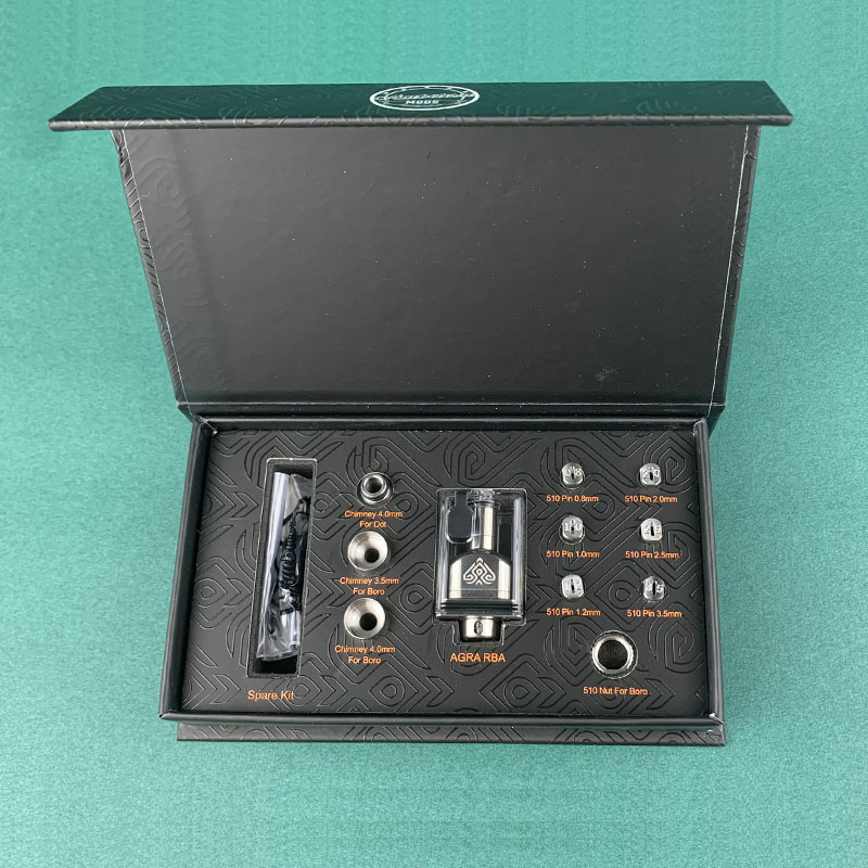 Authentische Ambition Mods Agra RBA Tank für Boro / Billet / Dotaio Mods, 3ML, 7 Luftstromstifte (0,8–3,5 mm) 