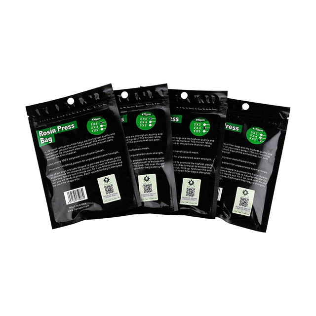 LTQ Vapor Rosin Press Bags – Heat-Resistant Nylon Bags for Wax & Oil Extraction, 36/72/90/120 Microns 5pcs/pack