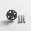 VG Extreme V2 Style RTA Rebuildable Tank Vape Atomizer - Silver, 6.5ml, 23mm Diameter