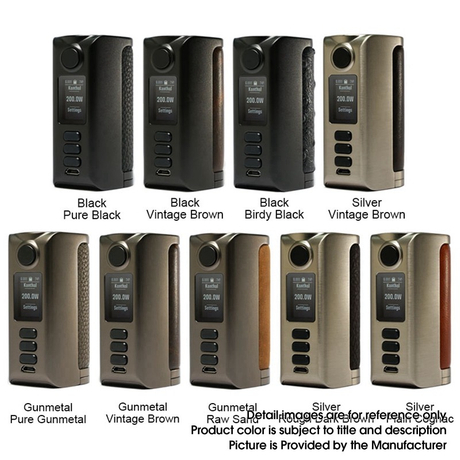 Dovpo Riva DNA250C 200W Box Mod, VW 1~200W, 2 x 18650, Evolv DNA250C chipset