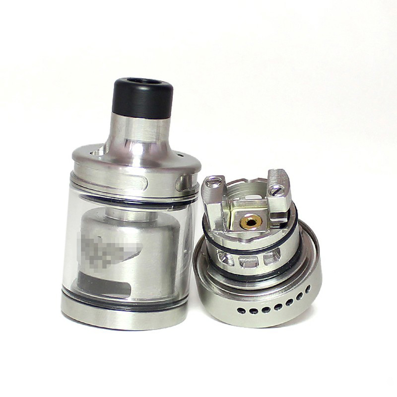 SXK estilo perseus RTA tanque reconstruível Vape Atomizador - prata, 316 aço inoxidável, 2,0ml / 4,0ml, 22 mm de diâmetro