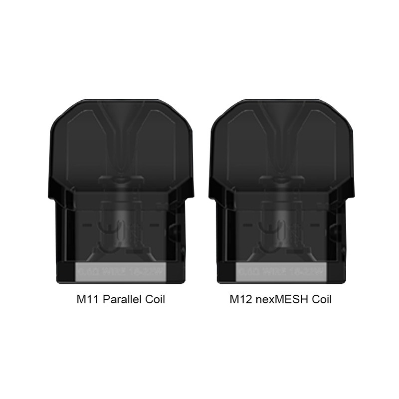 Wotofo Manik Mini Pod System Kit Replacement Mini Pod Cartridge - 3.0ml, M12 nexMESH Coil 0.6ohm (3 PCS)