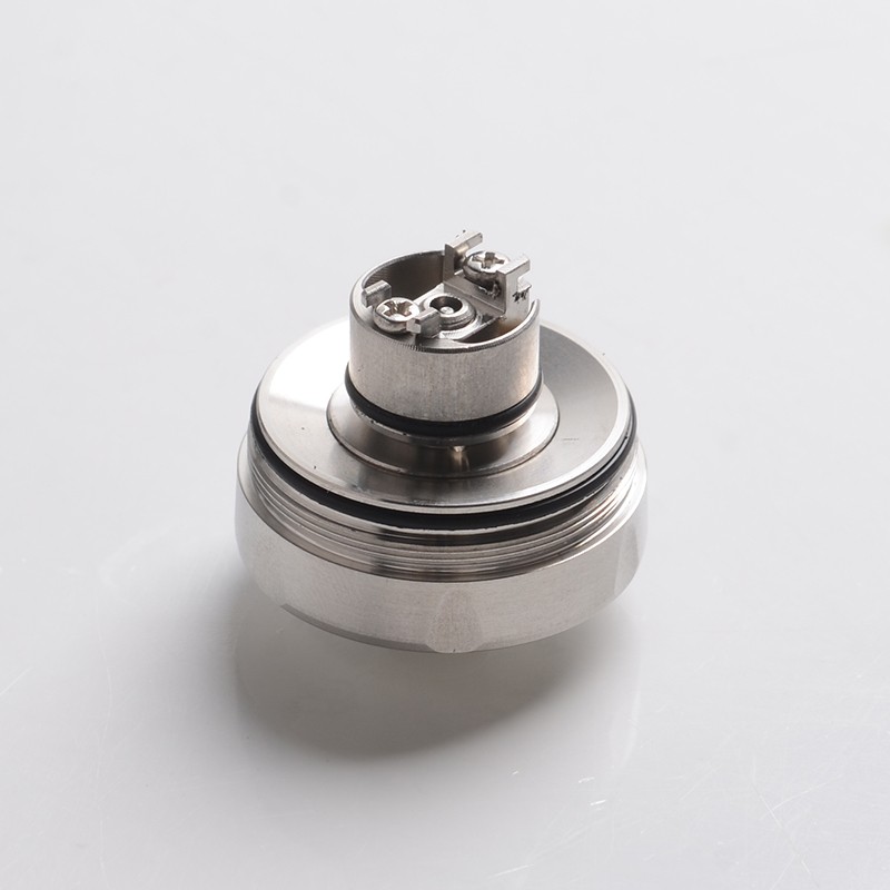 KF-Lite-PLUS-2021-RTA-RTA-Rebuildable-Tank-Vape-Atomizer-Silber-Stant-Steel-Acryl-40 ml-24mm-Durchmesser (4)