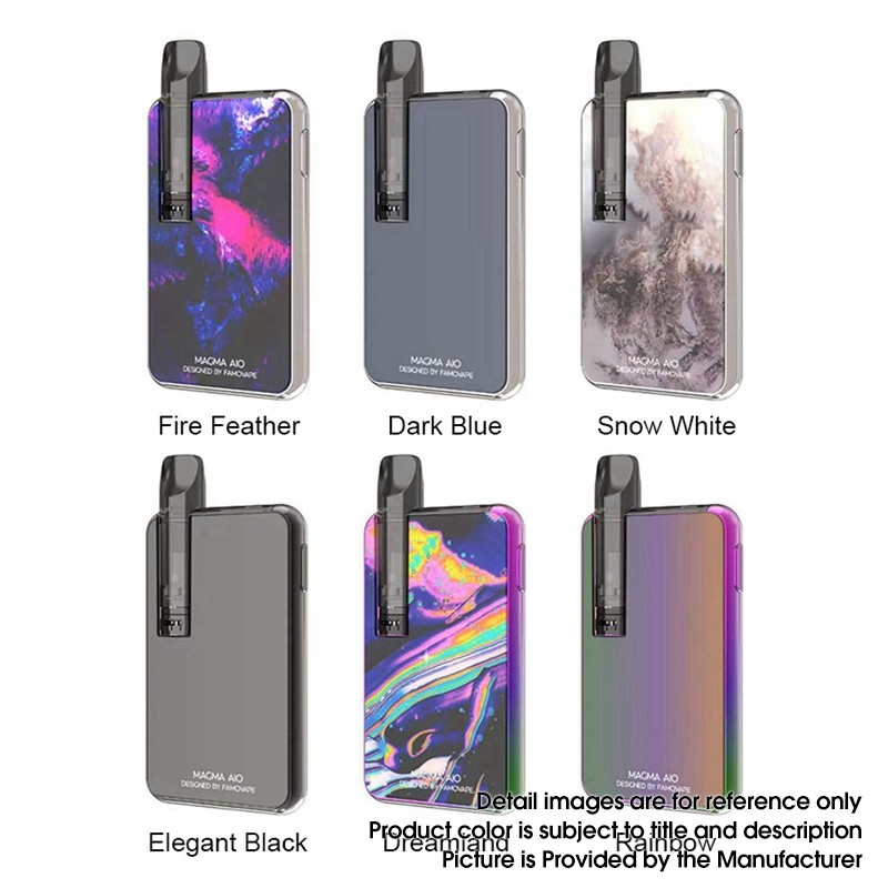 Famovape Magma AIO 40W Pod System Starter Kit, 5~40W, 900mAh, 2.0ml Pod Cartridge, 0.4ohm / 1.2ohm