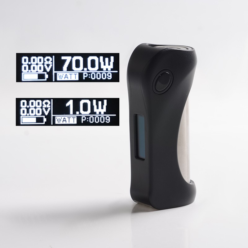 정통-ultroner-inieno-70W-TC-VW- 변량-와트-vape- 박스-모드-블랙 -ABS-170W-1-X-18650-Sevo-70-Chipset