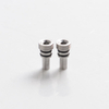 Ambition Mods dan Vaping Gentlemen Club Uskup MTL RTA RTA Penggantian Pin Asupan Udara - Silver, 316SS (2 PC)