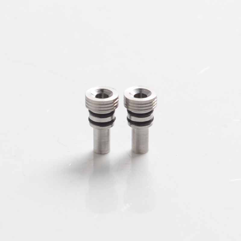 Ambition Mods dan Vaping Gentlemen Club Uskup MTL RTA RTA Penggantian Pin Asupan Udara - Silver, 316SS (2 PC)