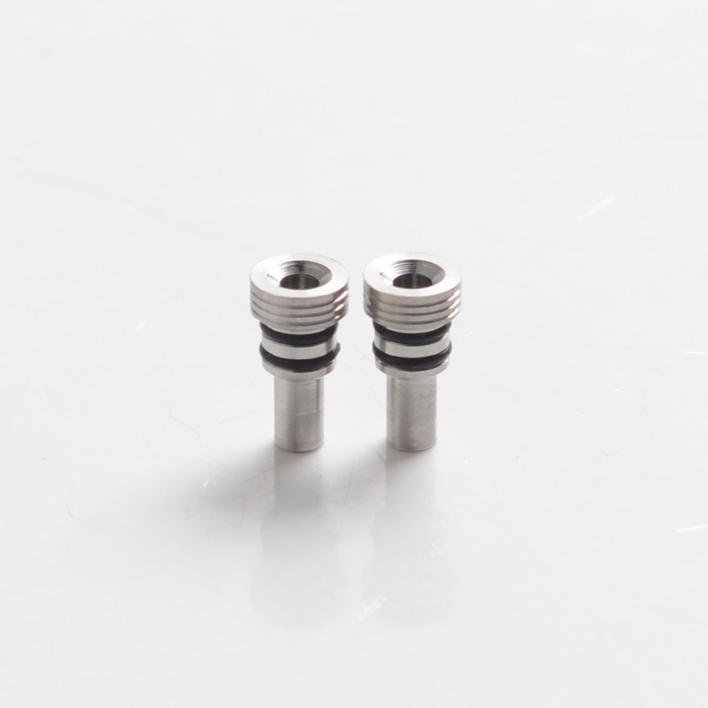 Ambition Mods dan Vaping Gentlemen Club Uskup MTL RTA RTA Penggantian Pin Asupan Udara - Silver, 316SS (2 PC)