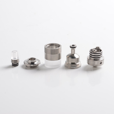 SXK BY-kA V.9 V9 Style MTL RTA Rebuildable Tank Atomizer w/ 5.0ml Tank Tube Kit, 3.0ml / 5.0ml, 22mm Diameter