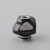 Monarchy Cyber 2 510 Drip Tip Set - Silver, SS + POM + PEI + PEEK + PC, 1 PC 510 Connector + 5 PCS Mouthpiece