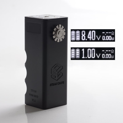 Authentic Steam Crave Titan PWM V1.5 300W VV Box Mod 0.1~8.4V, 4 x 18650