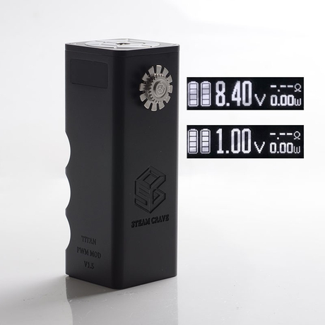 Authentic Steam Crave Titan PWM V1.5 300W VV Box Mod 0.1~8.4V, 4 x 18650
