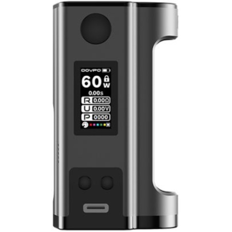 Authentic Dovpo Flipside Solo 100W Squonk Box Mod – Single 18650/21700 BF Vape Mod