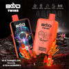 Bood Twins 46K Disposable Vape,Dual Flavor Switch | 30ml | 2% or 5% Nic | Type-C