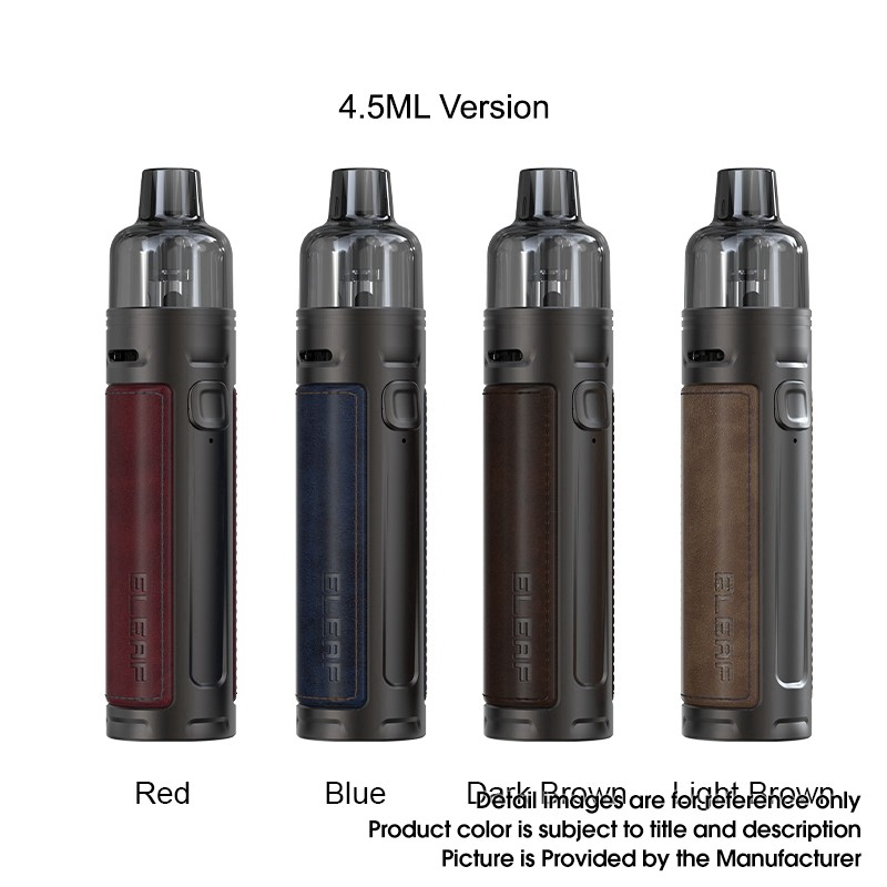 Eleaf 분리 R 30W 1800mah 포드 시스템 Vape 스타터 키트, VW 1 ~ 30W, 4.5ml 포드 카트리지, 0.4ohm / 0.8ohm