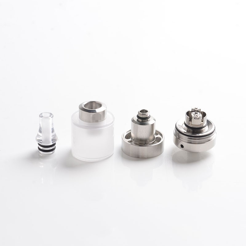 KF Lite Plus Style 2021 RTA ATomizer du réservoir de reconstruction avec kit de tube de réservoir PC de rechange, 4,0 ml, PC SS +, diamètre de 22 mm