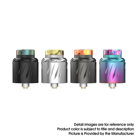 Authentic Vandy Vape Rath RDA Rebuildable Dripping Vape Atomizer Single / Dual Coil Configuration 24mm Diameter