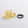 Fucig EXvape eXpromizer V5 MTL RTA Replacement PEI Tank Tube + Drip Tip Kit - Brown, 2.0ml
