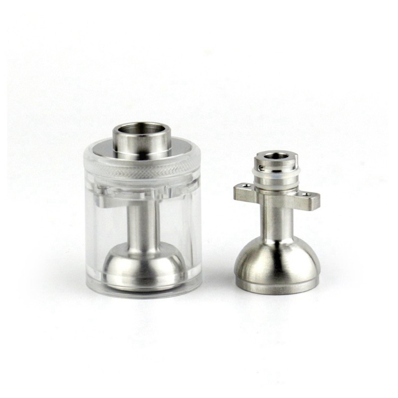 BP Mods Pioneer MTL / DL RTA Replacement Short Clear Tank Kit, 2.8ml, PCTG + Stainless Steel