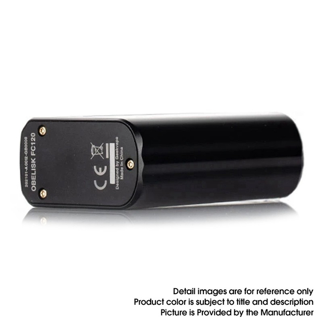 GeekVape Obelisk 120 FC Z 120W TC VW Variable Wattage Box Mod w/ Fast Charger, 5~120W, 3700mAh