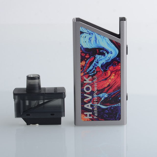 Authentic Uwell Havok V1 Pod System Vape Mod Kit VW 5~65W, 1800mAh 4.0ml, 0.25ohm / 0.6ohm