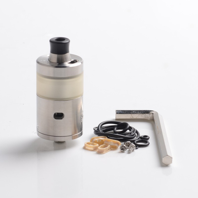 YFTK Squ Arise Style RTA Rebuildable Tank Vape Atomizer 316SS + PSU, 4.0ml, DL / MTL, 24mm Diameter