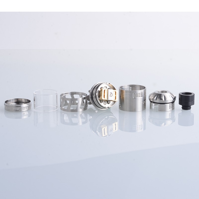 Simurg SX Style RTA wiedergebaubarer Tank Vape Atomizer MTL / DL Vape, 6,5 ml, 26 mm Durchmesser