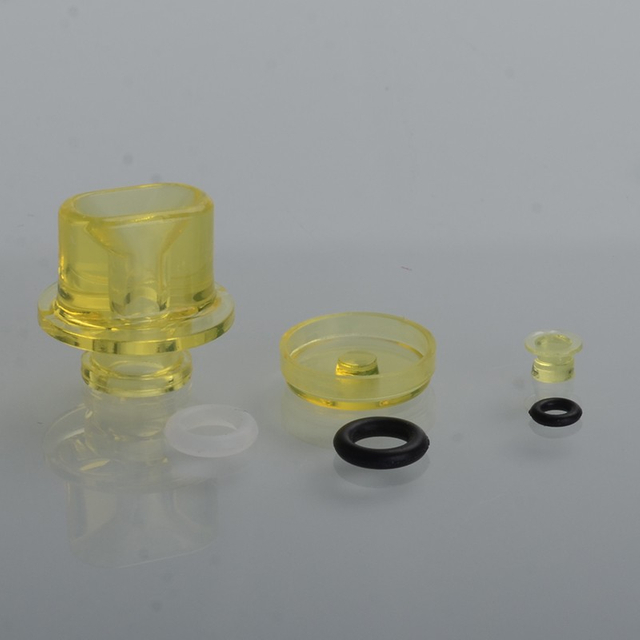 DEV Whistle V3 Style Drip Tip + Button + Small Button for dotMod dotAIO Pod PMMA