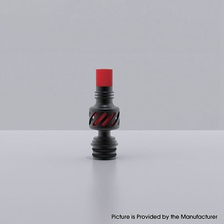 Authentic Auguse Seaman 510 Drip Tip for RDA / RTA / RDTA Vape Atomizer  Stainless Steel + Delin
