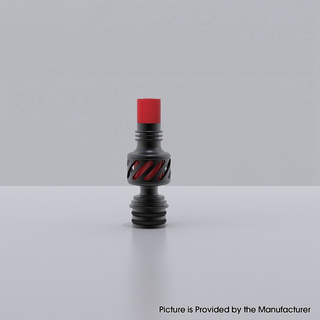 Authentic Auguse Seaman 510 Drip Tip for RDA / RTA / RDTA Vape Atomizer Stainless Steel + Delin