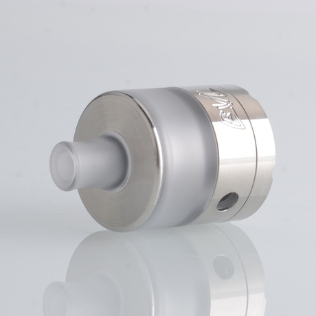 5AVape EVL Wraith RTA Rebuildable Tank Vape Atomizer - Silver, 316SS + PC, 2.0ml, 22mm Diameter