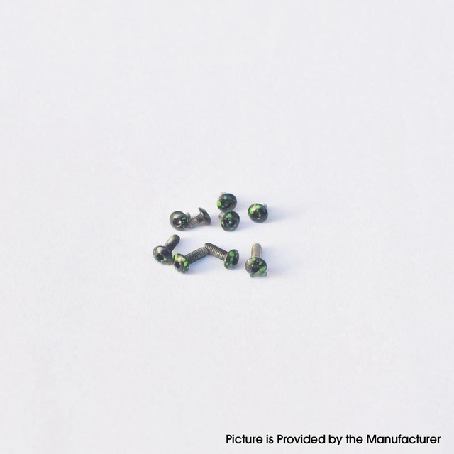  Authentic MK MODS Replacement Splatter Screw Set Kit for SXK BB 70W / DNA 60W Style Box Mod Kit / Billet SS (9 PCS)